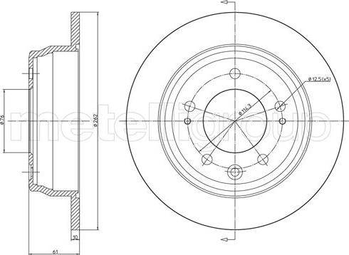 Fri.Tech. BD1179 - Disque de frein cwaw.fr