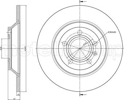 Fri.Tech. BD1318 - Disque de frein cwaw.fr