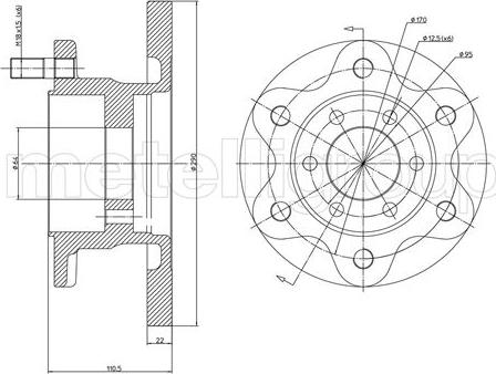 Fri.Tech. BD1332 - Disque de frein cwaw.fr