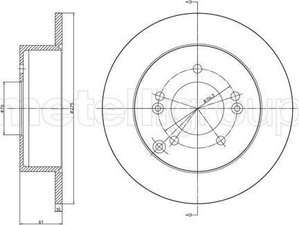 Fri.Tech. BD1326 - Disque de frein cwaw.fr