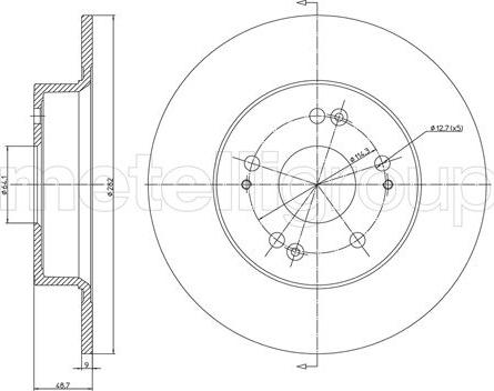 Fri.Tech. BD1323 - Disque de frein cwaw.fr