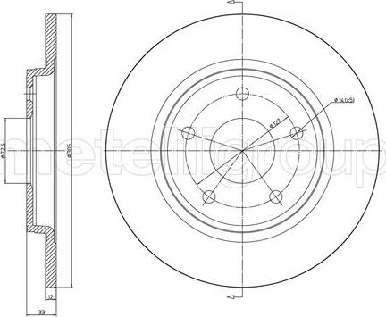 Fri.Tech. BD1322 - Disque de frein cwaw.fr