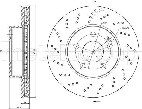 Fri.Tech. BD1243 - Disque de frein cwaw.fr