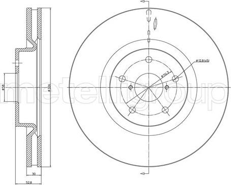 Fri.Tech. BD1242 - Disque de frein cwaw.fr