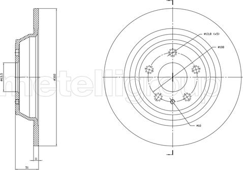 Fri.Tech. BD1786 - Disque de frein cwaw.fr