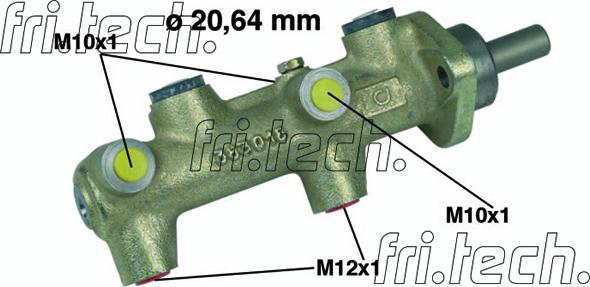 Fri.Tech. PF060 - Maître-cylindre de frein cwaw.fr