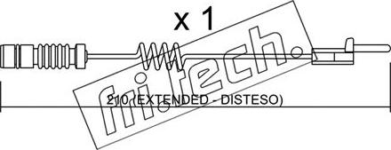 Fri.Tech. SU.099 - Contact d'avertissement, usure des plaquettes de frein cwaw.fr