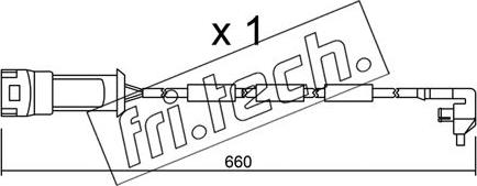 Fri.Tech. SU.090 - Contact d'avertissement, usure des plaquettes de frein cwaw.fr