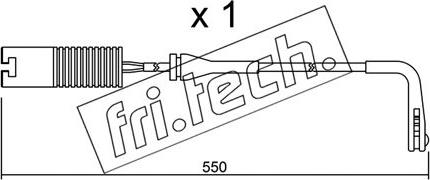 Fri.Tech. SU.092 - Contact d'avertissement, usure des plaquettes de frein cwaw.fr