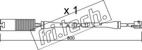 Fri.Tech. SU.083 - Contact d'avertissement, usure des plaquettes de frein cwaw.fr