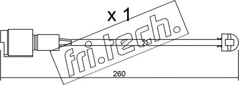 Fri.Tech. SU.074 - Contact d'avertissement, usure des plaquettes de frein cwaw.fr