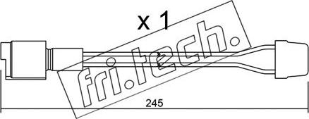 Fri.Tech. SU.072 - Contact d'avertissement, usure des plaquettes de frein cwaw.fr