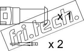 Fri.Tech. SU.077K - Contact d'avertissement, usure des plaquettes de frein cwaw.fr