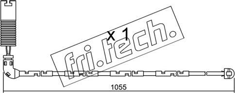 Fri.Tech. SU.196 - Contact d'avertissement, usure des plaquettes de frein cwaw.fr