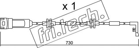 Fri.Tech. SU.143 - Contact d'avertissement, usure des plaquettes de frein cwaw.fr