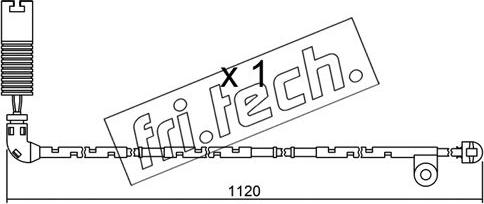 Fri.Tech. SU.156 - Contact d'avertissement, usure des plaquettes de frein cwaw.fr