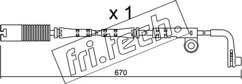 Fri.Tech. SU.150 - Contact d'avertissement, usure des plaquettes de frein cwaw.fr