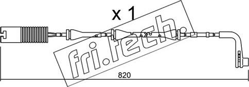 Fri.Tech. SU.151 - Contact d'avertissement, usure des plaquettes de frein cwaw.fr