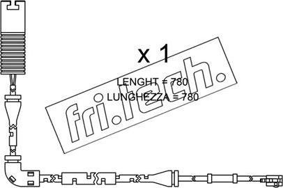 Fri.Tech. SU.153 - Contact d'avertissement, usure des plaquettes de frein cwaw.fr