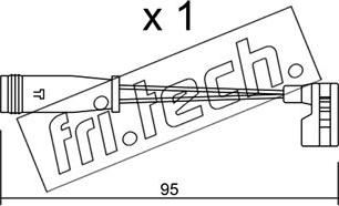 Fri.Tech. SU.164 - Contact d'avertissement, usure des plaquettes de frein cwaw.fr