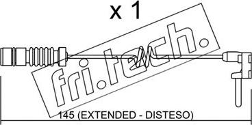 Fri.Tech. SU.161 - Contact d'avertissement, usure des plaquettes de frein cwaw.fr