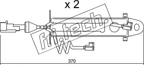 Fri.Tech. SU.168K - Contact d'avertissement, usure des plaquettes de frein cwaw.fr