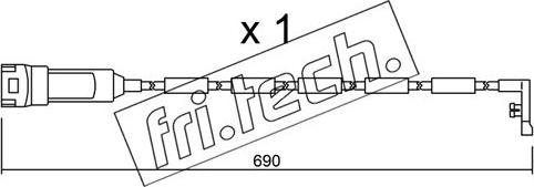 Fri.Tech. SU.108 - Contact d'avertissement, usure des plaquettes de frein cwaw.fr