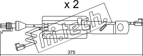 Fri.Tech. SU.177K - Contact d'avertissement, usure des plaquettes de frein cwaw.fr