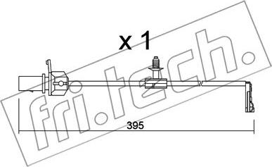 Fri.Tech. SU.346 - Contact d'avertissement, usure des plaquettes de frein cwaw.fr