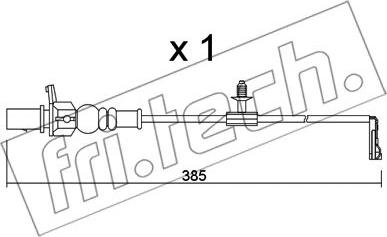 Fri.Tech. SU.348 - Contact d'avertissement, usure des plaquettes de frein cwaw.fr