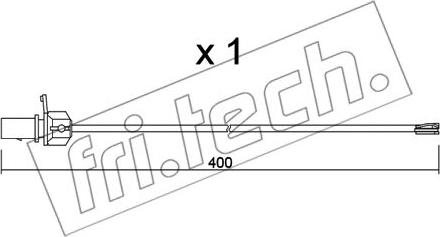 Fri.Tech. SU.347 - Contact d'avertissement, usure des plaquettes de frein cwaw.fr