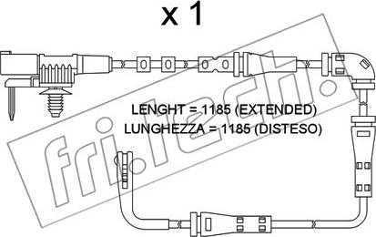 Fri.Tech. SU.353 - Contact d'avertissement, usure des plaquettes de frein cwaw.fr