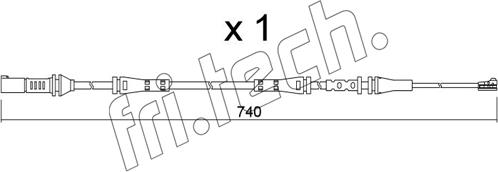 Fri.Tech. SU.362 - Contact d'avertissement, usure des plaquettes de frein cwaw.fr