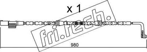 Fri.Tech. SU.306 - Contact d'avertissement, usure des plaquettes de frein cwaw.fr