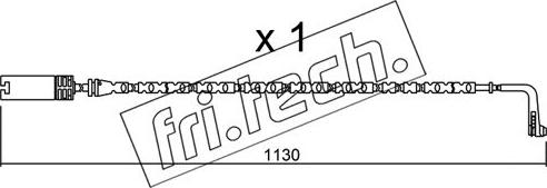 Fri.Tech. SU.300 - Contact d'avertissement, usure des plaquettes de frein cwaw.fr