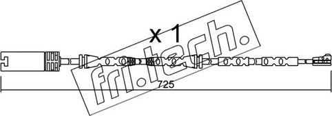 Fri.Tech. SU.302 - Contact d'avertissement, usure des plaquettes de frein cwaw.fr