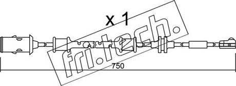 Fri.Tech. SU.319 - Contact d'avertissement, usure des plaquettes de frein cwaw.fr