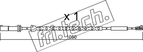 Fri.Tech. SU.310 - Contact d'avertissement, usure des plaquettes de frein cwaw.fr