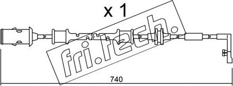 Fri.Tech. SU.318 - Contact d'avertissement, usure des plaquettes de frein cwaw.fr