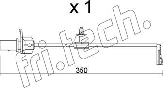 Fri.Tech. SU.380 - Contact d'avertissement, usure des plaquettes de frein cwaw.fr