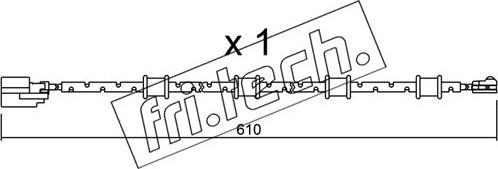 Fri.Tech. SU.321 - Contact d'avertissement, usure des plaquettes de frein cwaw.fr