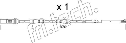 Fri.Tech. SU.375 - Contact d'avertissement, usure des plaquettes de frein cwaw.fr