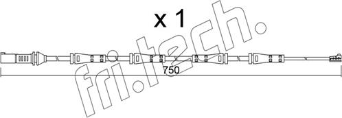 Fri.Tech. SU.373 - Contact d'avertissement, usure des plaquettes de frein cwaw.fr