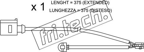 Fri.Tech. SU.294 - Contact d'avertissement, usure des plaquettes de frein cwaw.fr