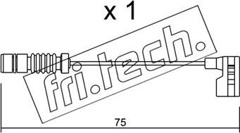 Fri.Tech. SU.251 - Contact d'avertissement, usure des plaquettes de frein cwaw.fr