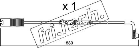 Fri.Tech. SU.207 - Contact d'avertissement, usure des plaquettes de frein cwaw.fr