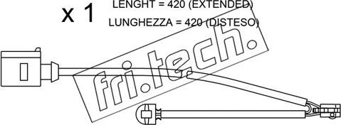 Fri.Tech. SU.217 - Contact d'avertissement, usure des plaquettes de frein cwaw.fr