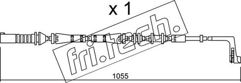 Fri.Tech. SU.283 - Contact d'avertissement, usure des plaquettes de frein cwaw.fr