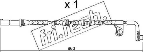 Fri.Tech. SU.220 - Contact d'avertissement, usure des plaquettes de frein cwaw.fr