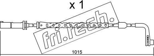 Fri.Tech. SU.221 - Contact d'avertissement, usure des plaquettes de frein cwaw.fr